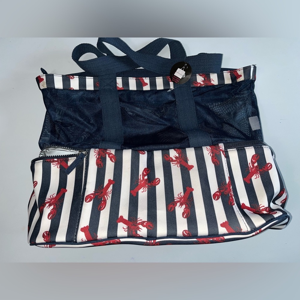 Striped Lobster Tote Bag Cambodia SKU-N012